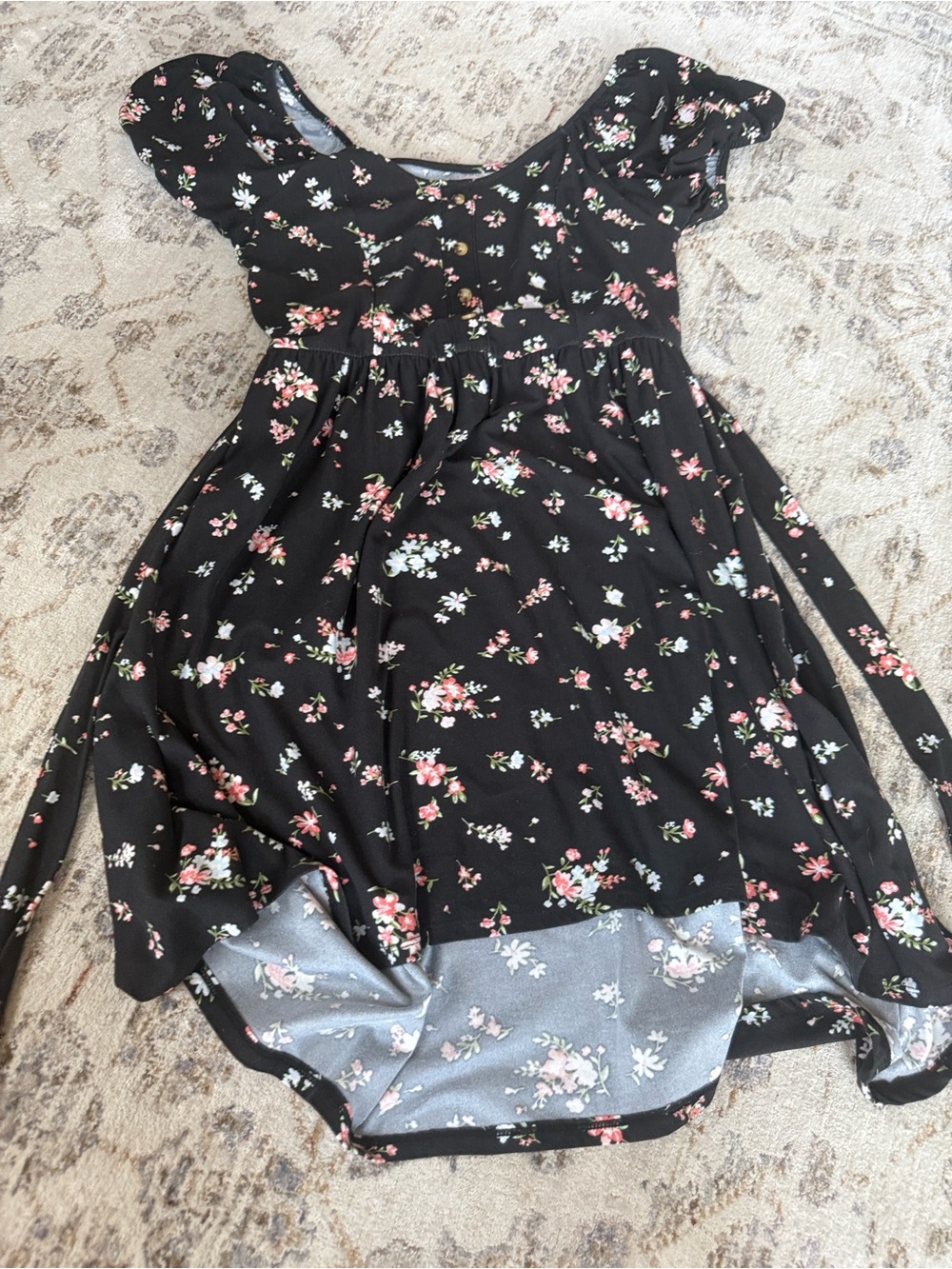 Women’s’ Black Floral Dress